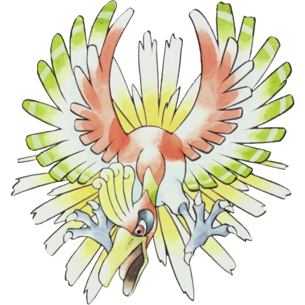 Ho-Oh Cover Art - Pokémon HeartGold and SoulSilver Art Gallery