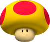 Mega Mushroom Artwork - Mario Kart Wii