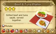 Beef & Tuna Platter