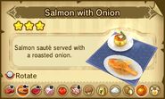 Salmon with Onion