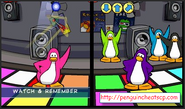 Dance Club minigame.