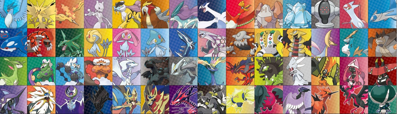 pokemon x and y legendaries types