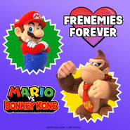 Mario vs. Donkey Kong (Switch) Valentines Card