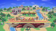 The Town and City stage from Animal Crossing: City Folk.