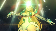 Mythra takes down Mikhail and Patroka