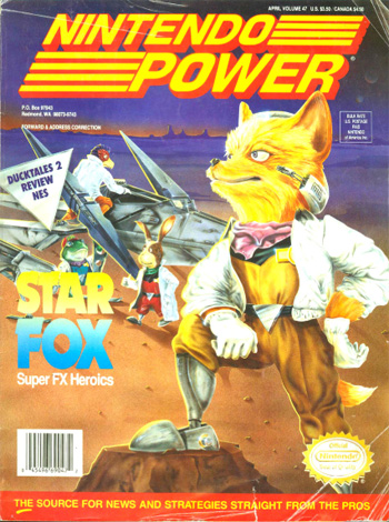  Nintendo Power Magazine - Star Fox (Volume 47): 0045496690472:  Video Games