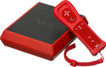 A red Wii Mini