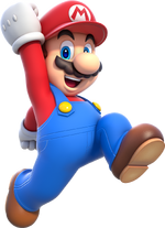 Mario jumping 3D World render IGN