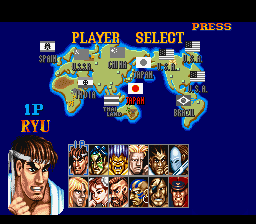 Street Fighter II - All Characters - Digital Print