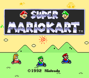 Super Mario Kart (Title Screen)