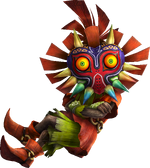 Skull Kid wearing the Majora's Mask