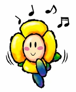 Crazee Dayzee's artwork ofYoshi's Island DS.