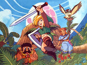 Artwork Link's Awakening