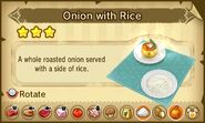 Onion with Rice.