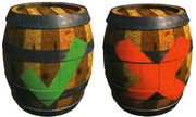 Check and X Barrel