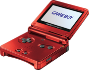 Game Boy Advance SP Red Model