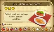 Beef & Salmon Platter