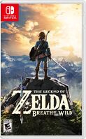 The Legend of Zelda Breath of the Wild Switch Boxart