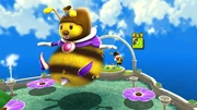 The Queen Bee rules over the Honeyhive Galaxy.