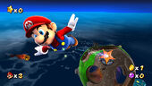 Mario in Super Mario Galaxy.