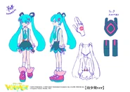 Young Miku concept art