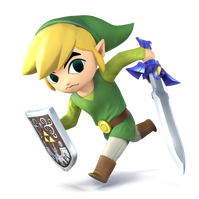 SSB4 - Toon Link Artwork