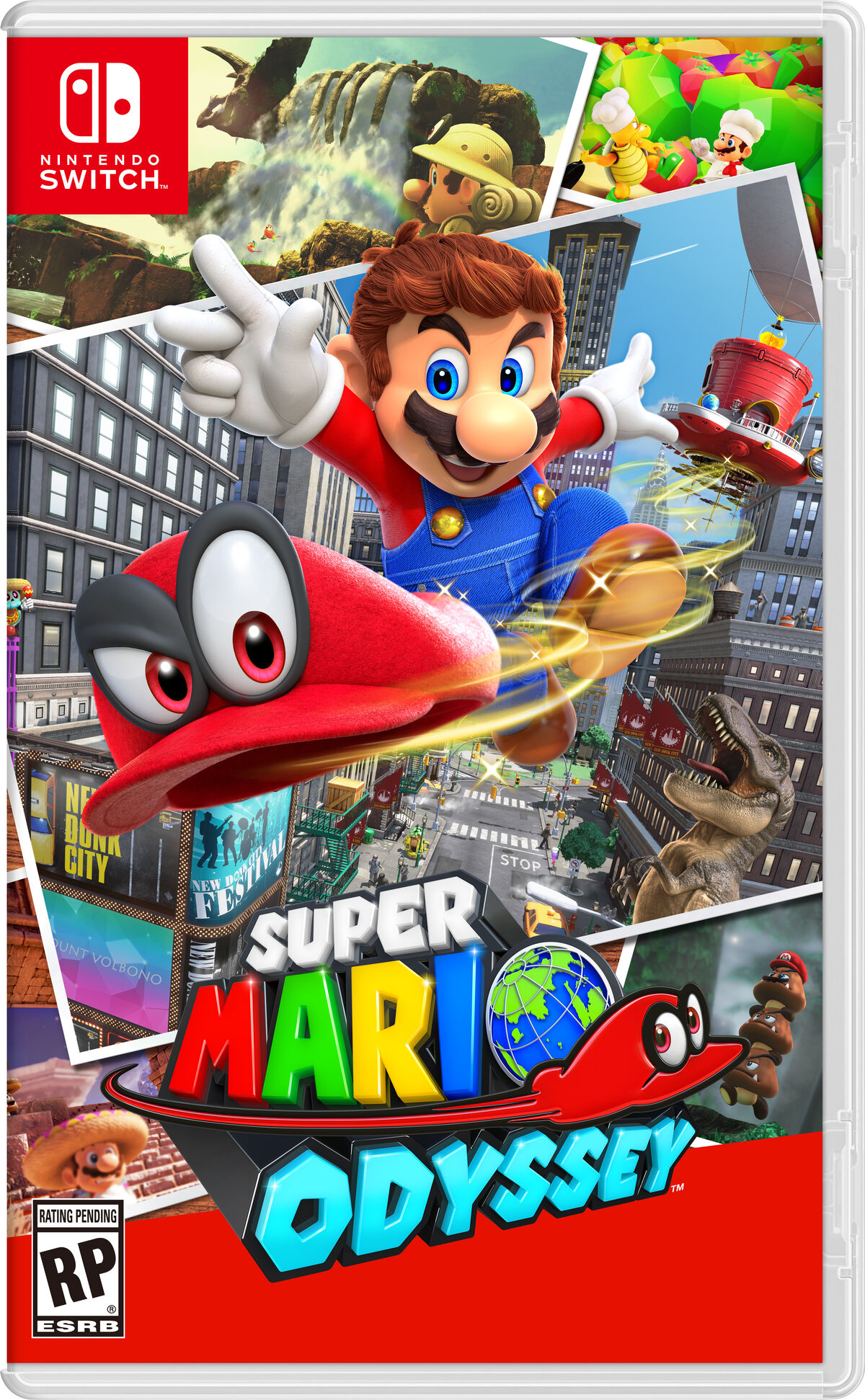 Super Mario Odyssey Wii U Box Art Cover by darkshortyx