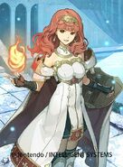 Celica as a Princess in Fire Emblem Cipher.