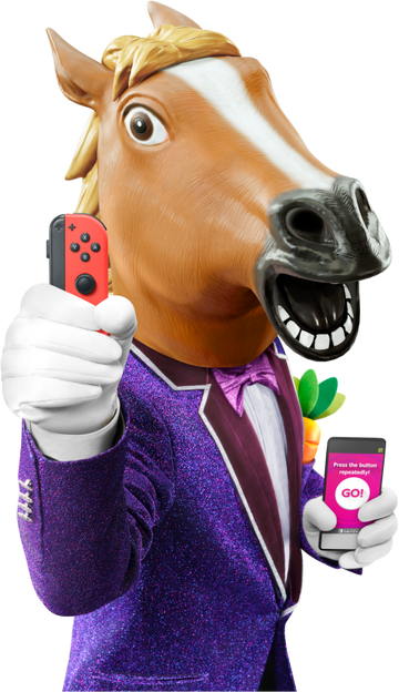Everybody 1-2-Switch will be hosted by a horse named MC Horace