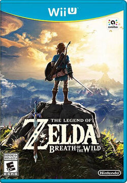 Zelda: Breath of the Wild Wii U disc art