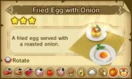 Fried Egg with Onion.