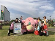 Chansey as Pokémon ambassador for Fukushima