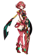 The Aegis as Pyra in Xenoblade Chronicles 2