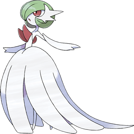 gardevoir and mega gardevoir (pokemon) drawn by odd_eye_masao