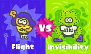 Splatfest - Flight vs. Invisibility.