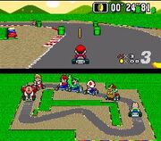 Super Mario Kart screen