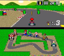 Super Mario Kart Super Nintendo Entertainment System (SNES) ROM