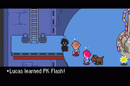 Lucas learning PK Flash in Mother 3.