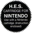 Non-official Australian cartridge seal, used on games released by unlicensed developer H.E.S.