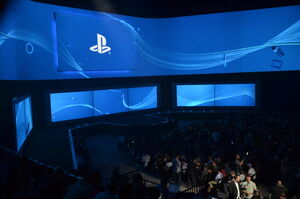 E3 2014 Sony Conference Screen