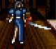 Ayra's battle sprite as a Swordmaster in Genealogy of the Holy War.