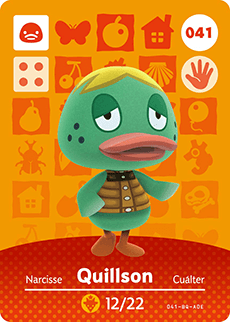 Carte Amiibo Animal Crossing 08 Jeff / Tybalt [EUR] Welcome Amiibo Near