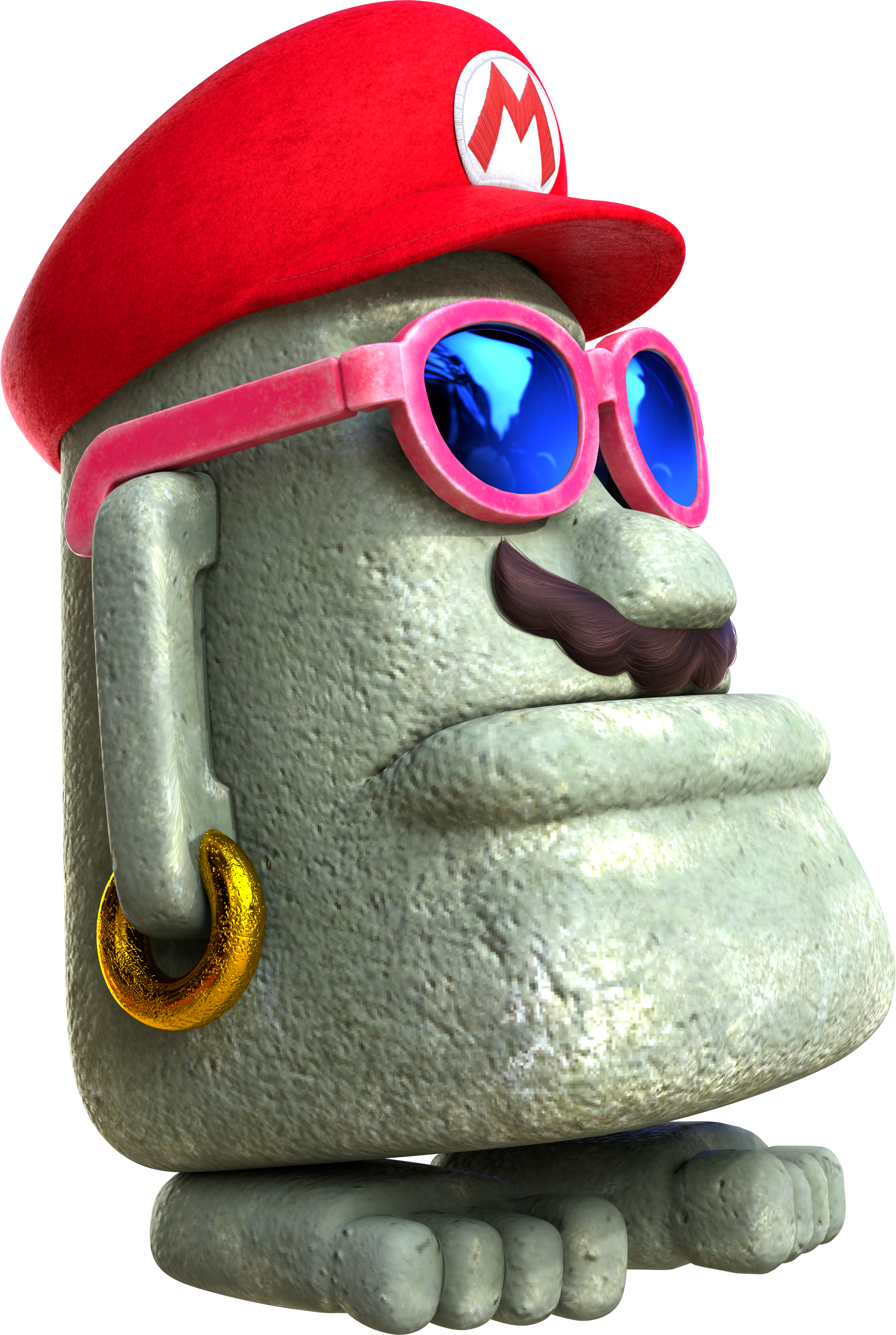 Moai statue in wii sports