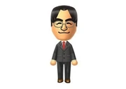 Mii de Satoru Iwata reflejando su deteriorado estado de salud.