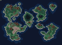 Chrono Trigger world map 600 AD