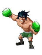 Little Mac's beefed up transformation, Giga Mac.