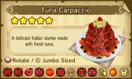 Tuna Carpaccio (Jumbo)