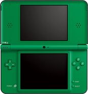 A green DSi XL.