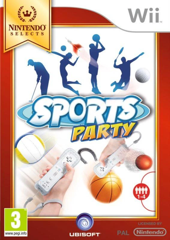 Party sport. Wii Sports Party. Sports Party Nintendo. Энди Wii Sports. Wii Summer Sport Party.