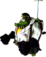 K. Rool as Baron K. Roolestein in Donkey Kong Country 3: Dixie Kong's Double Trouble